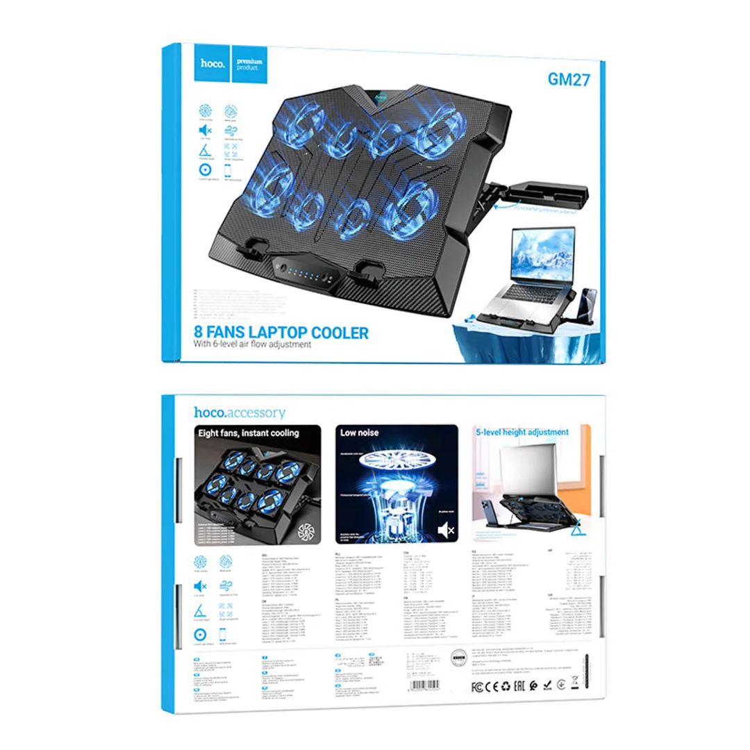 Hoco Laptop Cooling Fan With Stand (GM27)