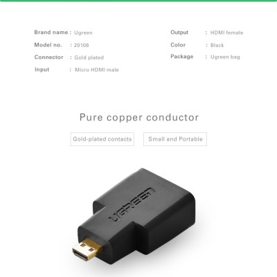 Input: Micro HDMI Male