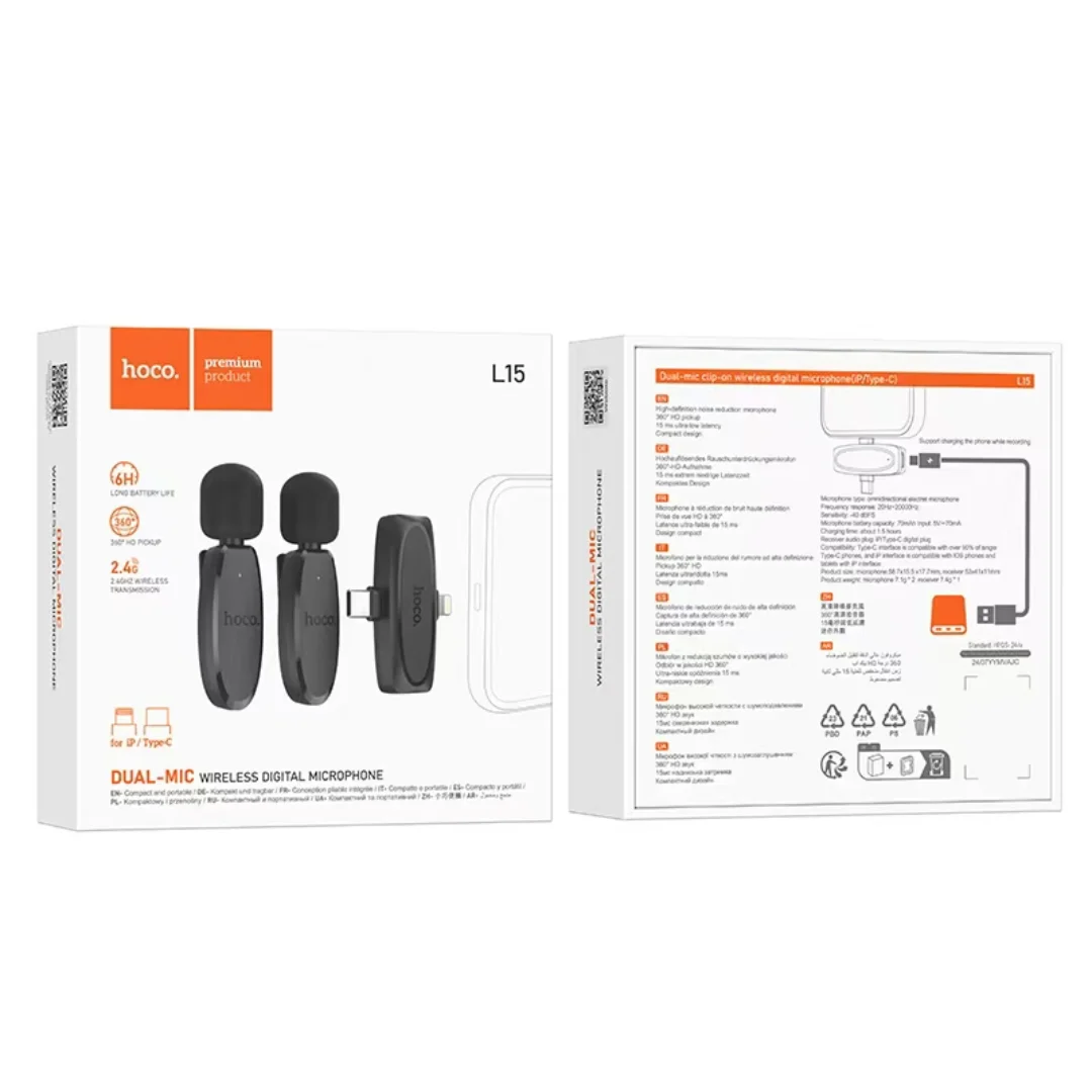 Omnidirectional electret