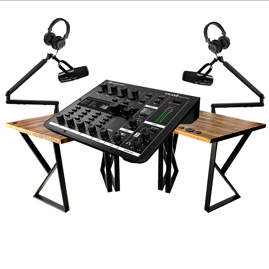 relacart-mix86-pm3-2-mic-set-professional-podcast-bundle